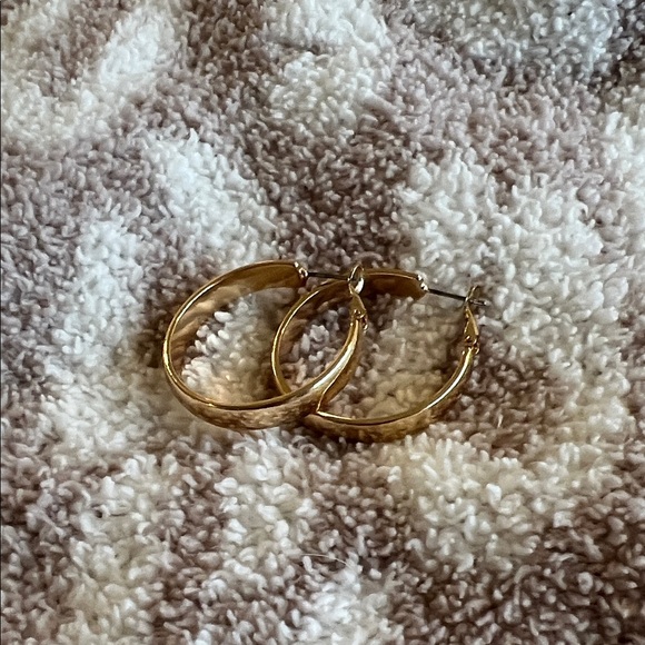 Brandy Melville Jewelry - Brandy Melville Gold Hoop Earrings